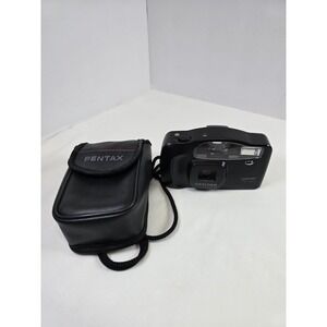 Vintage Pentax Focus Free PC-50 35mm Film Camera Built-In Flash w/ Case